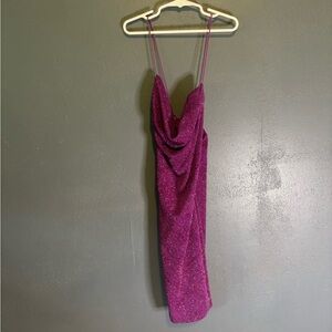 Glittery Pink Homecoming dress
